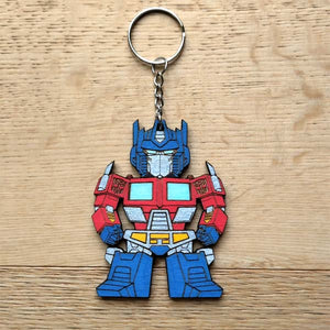 Portachiavi in legno Optimus Prime