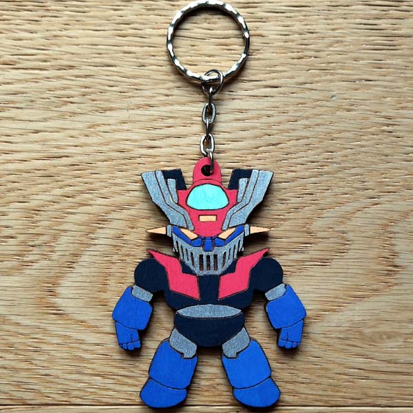 Portachiavi Mazinga Z in legno
