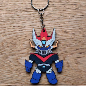 Portachiavi Mazinga in legno