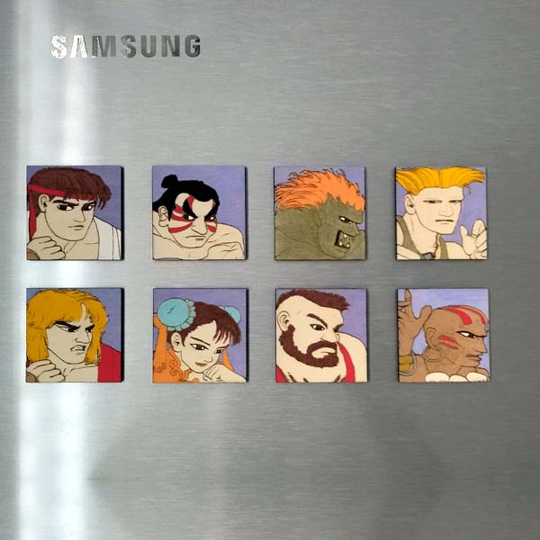 Magneti personaggi street fighter