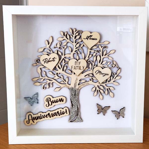 Albero della vita regalo anniversario matrimonio