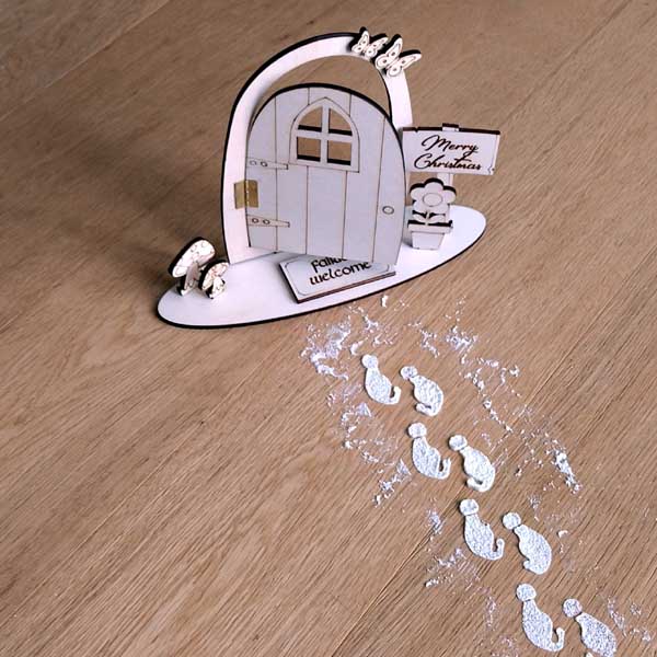 Kit decorazioni natalizie in legno