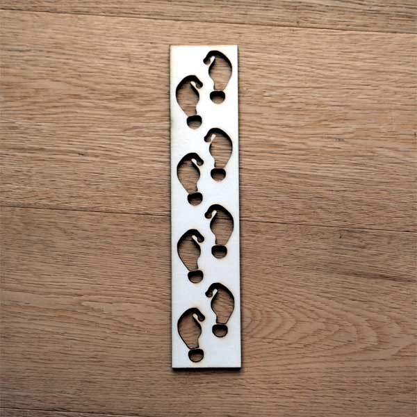 Stencil Gnomi Natalizi, Gnomo Impronte Stencil Natalizi in Legno Stencil Gnomi Natalizi, Gnomo Impronte Stencil Natalizi in Legno